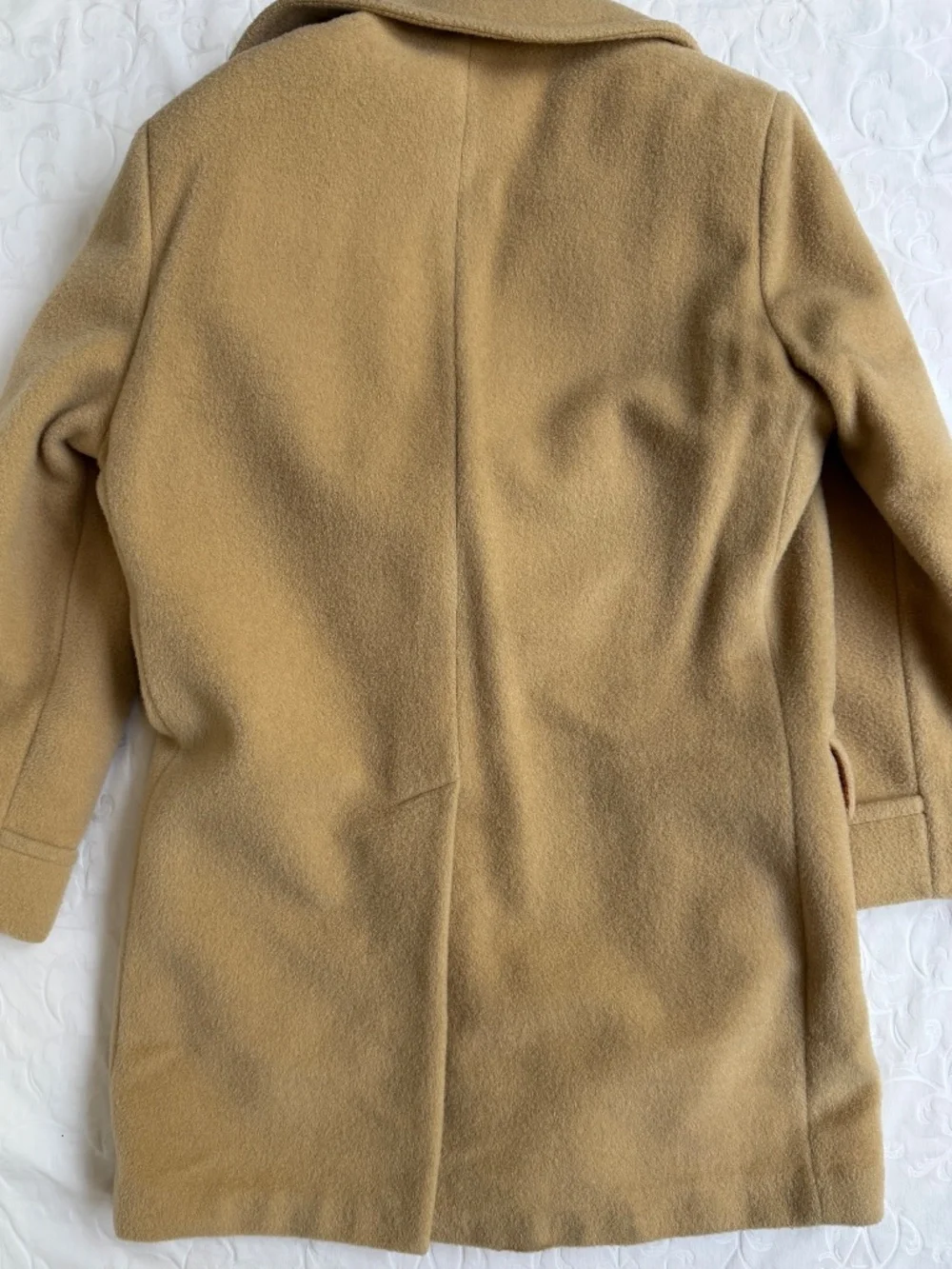 Men’s 1970s Pendleton Virgin Wool Car Coat Camel Tan